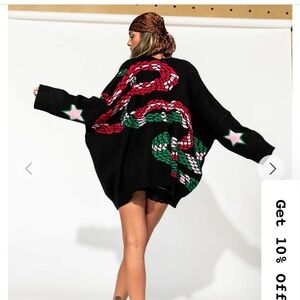 Dressed in LaLa snake cardigan